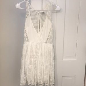 LF White Mess Dress